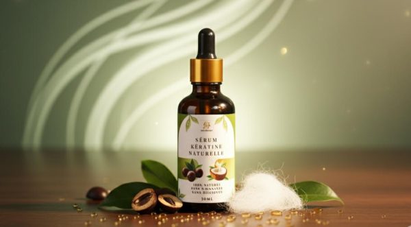 Sérum Kératine Naturelle – Lissage & Brillance(50ml)
